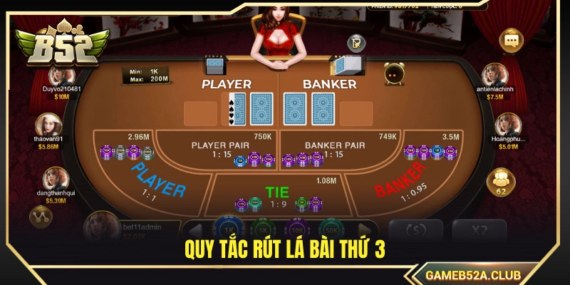 Giải mã luật chơi baccarat rút lá bài thứ 3