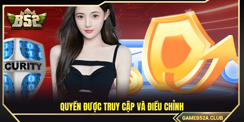 Quyền hạn kiểm tra và sửa đổi thông tin